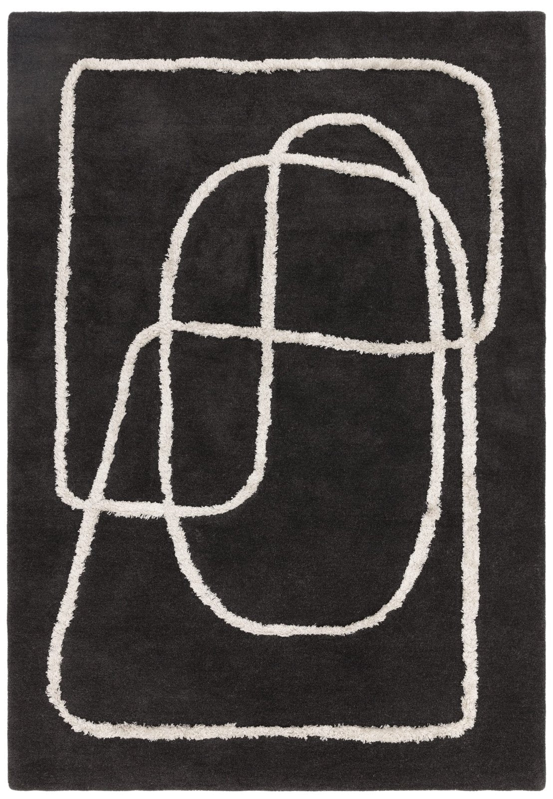 Matrix Infinity Charcoal Rug – Love-Rugs