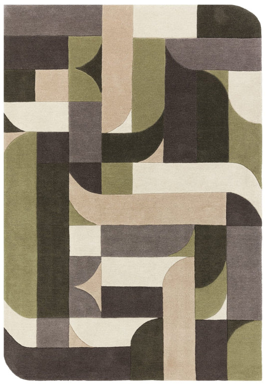 Matrix Klotski Sage MAX90 Rug - Love-Rugs