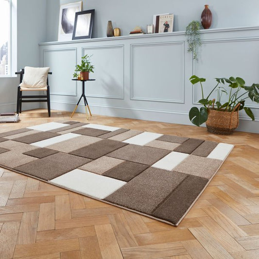 Matrix MT61 Beige/Brown Rug - Love-Rugs