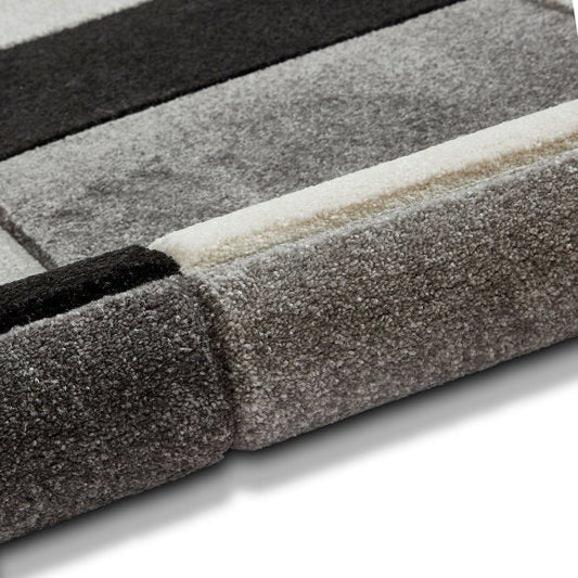 Matrix MT61 Grey/Black Rug - Love-Rugs alternate image