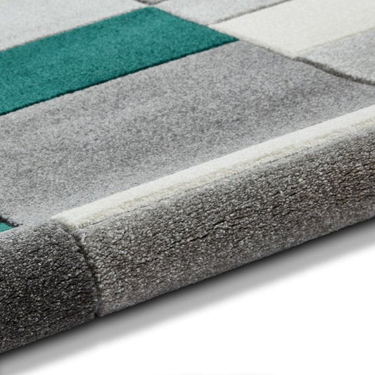 Matrix MT61 Grey/Green Rug - Love-Rugs alternate image