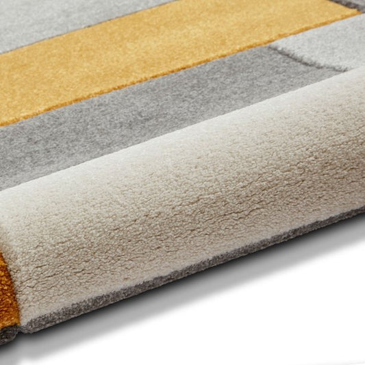 Matrix MT61 Grey/Yellow Rug - Love-Rugs alternate image