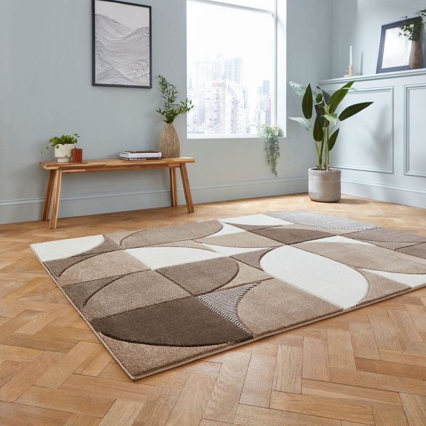 Matrix MT63 Beige/Brown Rug - Love-Rugs