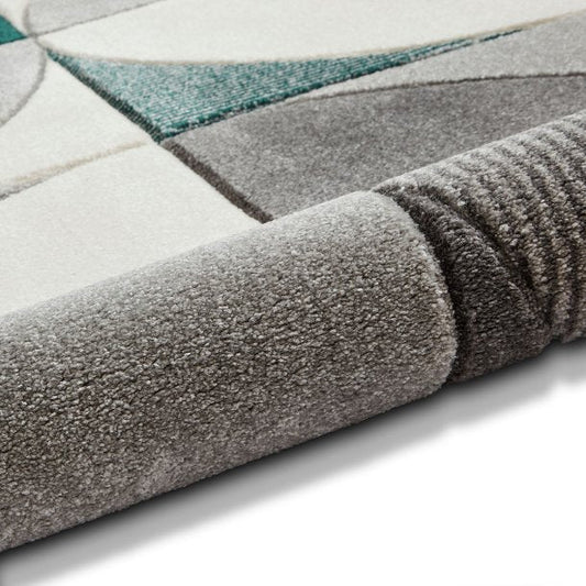 Matrix MT63 Grey/Green Rug - Love-Rugs alternate image