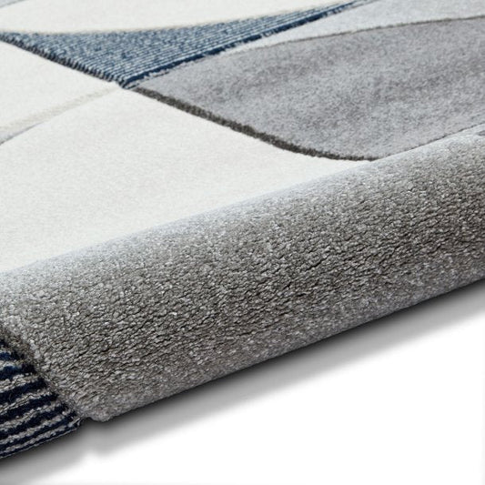Matrix MT63 Grey/Navy Rug - Love-Rugs alternate image