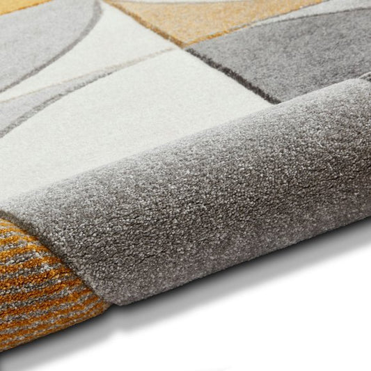 Matrix MT63 Grey/Yellow Rug - Love-Rugs alternate image