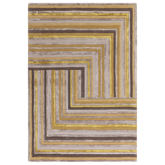 Matrix Network Gold MAX79 Rug - Love-Rugs