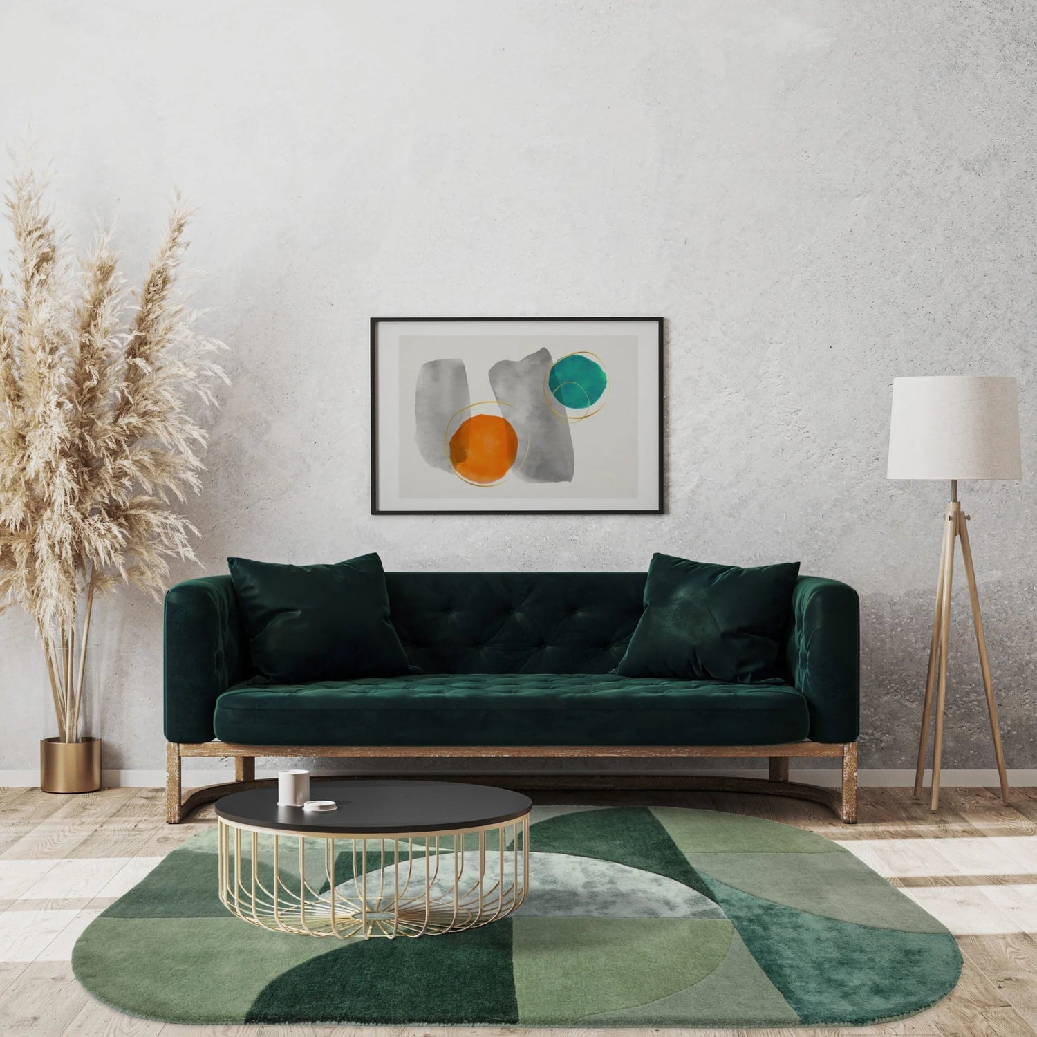 Matrix Oval Forest MAX75 Rug – Love-Rugs
