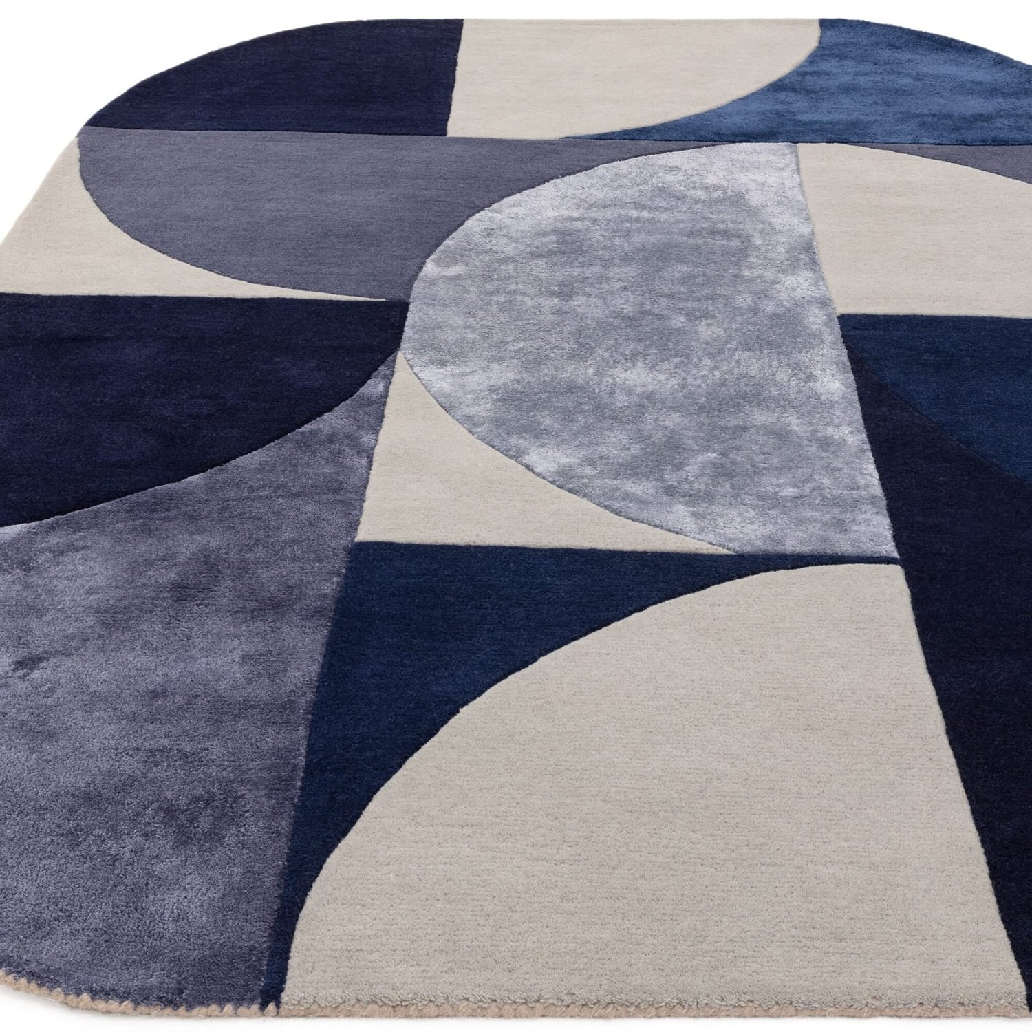Matrix Oval Indigo MAX74 Rug – Love-Rugs