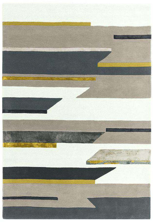 Matrix Rhombus Mustard MAX62 Rug - Love-Rugs