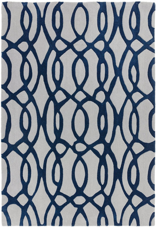 Matrix Wire Blue MAX36 Rug - Love-Rugs