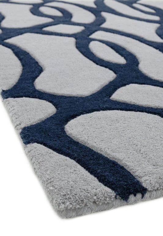 Matrix Wire Blue MAX36 Rug - Love-Rugs alternate image