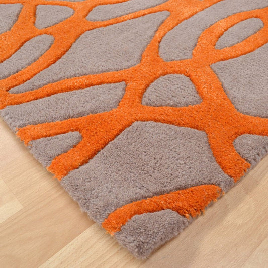 Matrix Wire Orange MAX37 Runner Rug - Love-Rugs alternate image