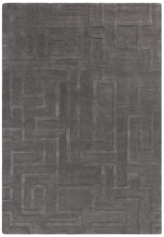 Maze Charcoal Rug - Love-Rugs