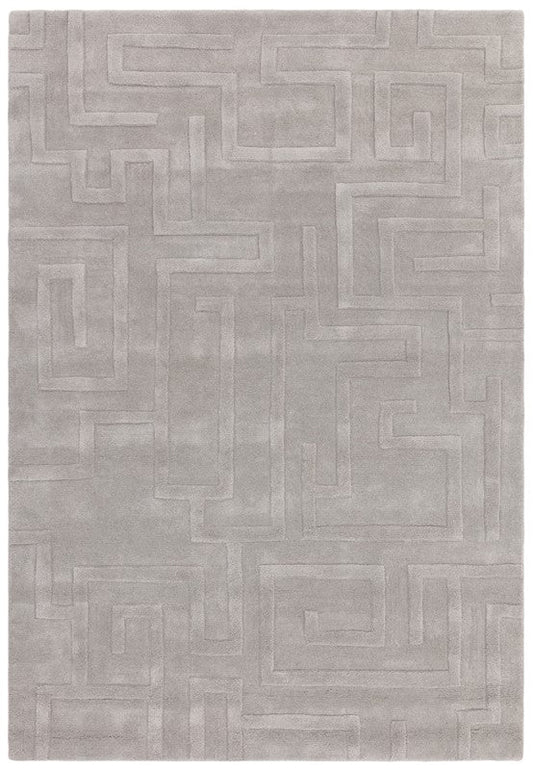 Maze Silver Rug - Love-Rugs
