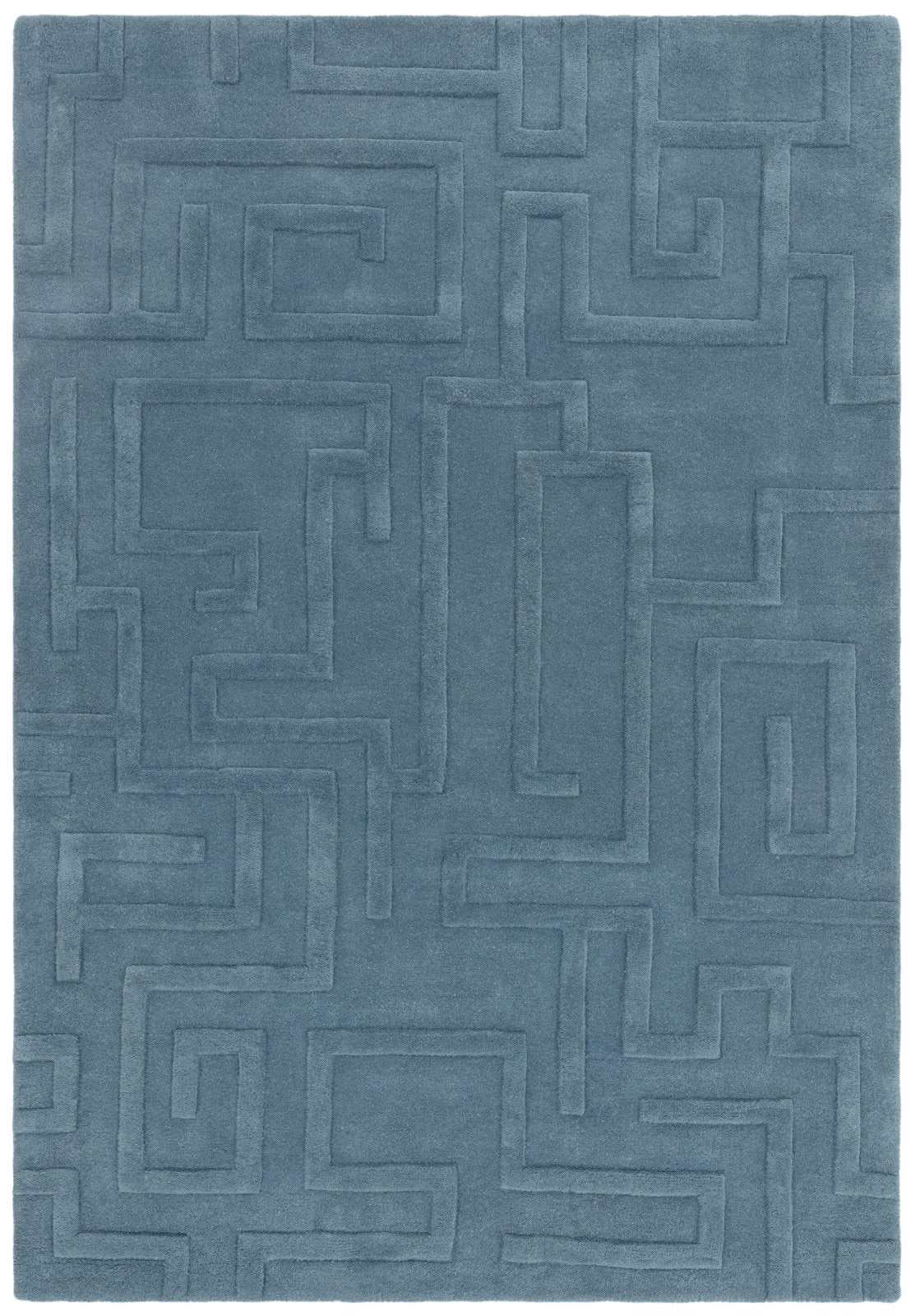 Teal Pattern Rug Texture Maze Teal Rug – Love-Rugs