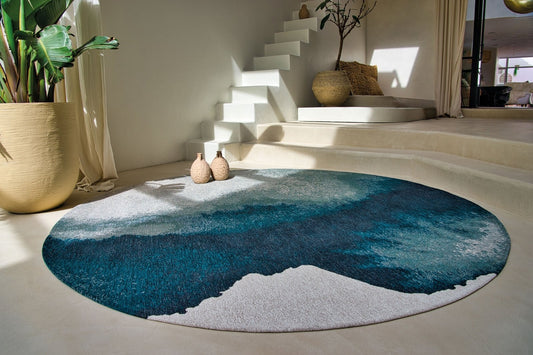 Meditation Lagoon 9332 Inkjet Round Rug - Love-Rugs alternate image