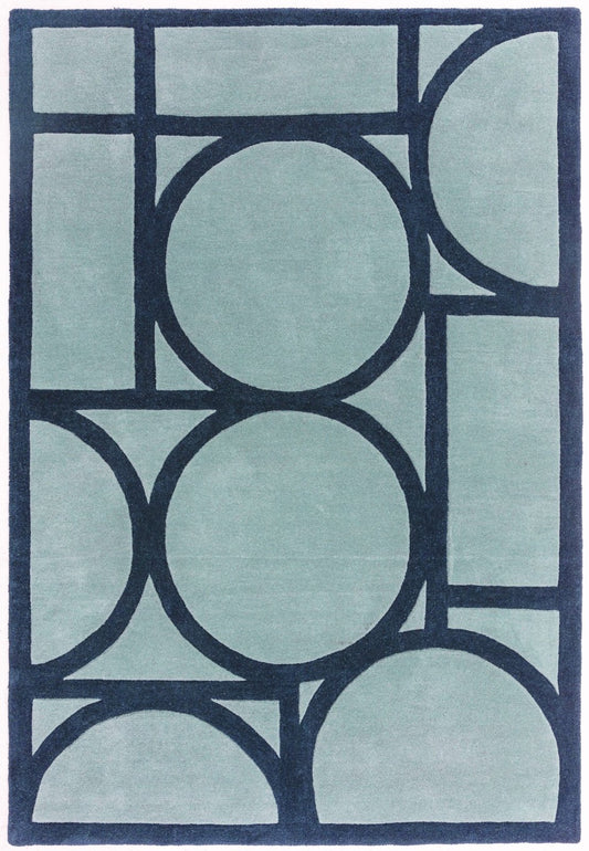 Metro Blue Rug - Love-Rugs