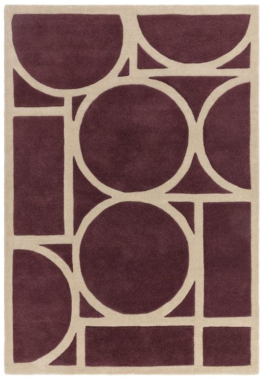 Metro Plum Rug - Love-Rugs