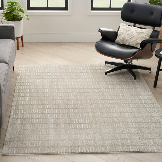 Modern Comfort MNC03 Grey Ivory Rug - Love-Rugs alternate image