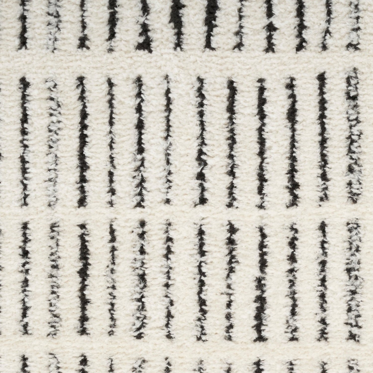 Ivory Black Pattern Rug Modern Comfort MNC03 Ivory Black Rug – Love-Rugs
