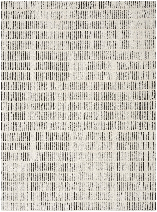 Modern Comfort MNC03 Ivory Black Rug - Love-Rugs