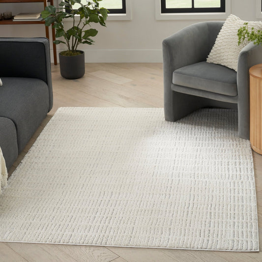 Modern Comfort MNC03 Ivory Grey Rug - Love-Rugs alternate image