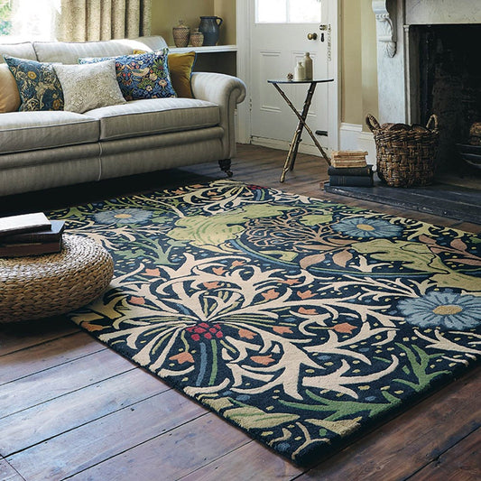 Morris & Co Seaweed Ink 28008 Rug - Love-Rugs alternate image