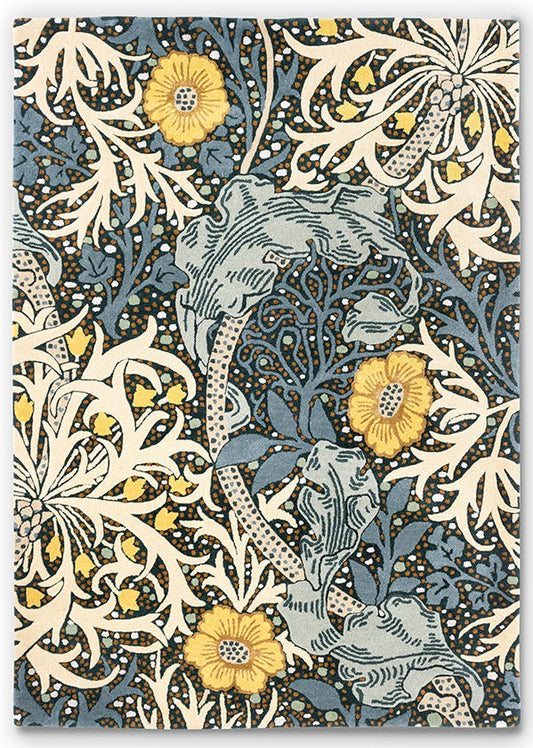 Morris & Co Seaweed Teal 12708 Rug - Love-Rugs