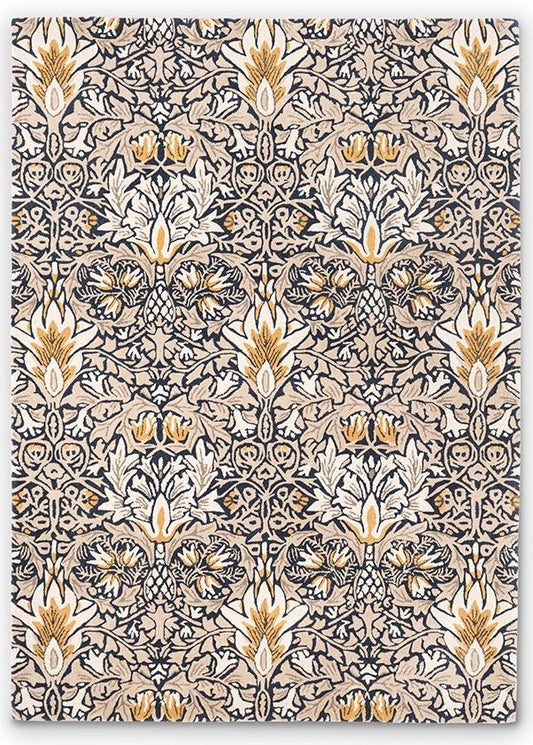 Morris & Co Snakeshead Indigo 127208 Rug - Love-Rugs