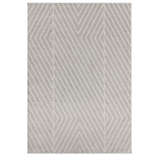 Muse Grey Linear Rug MU09 - Love-Rugs