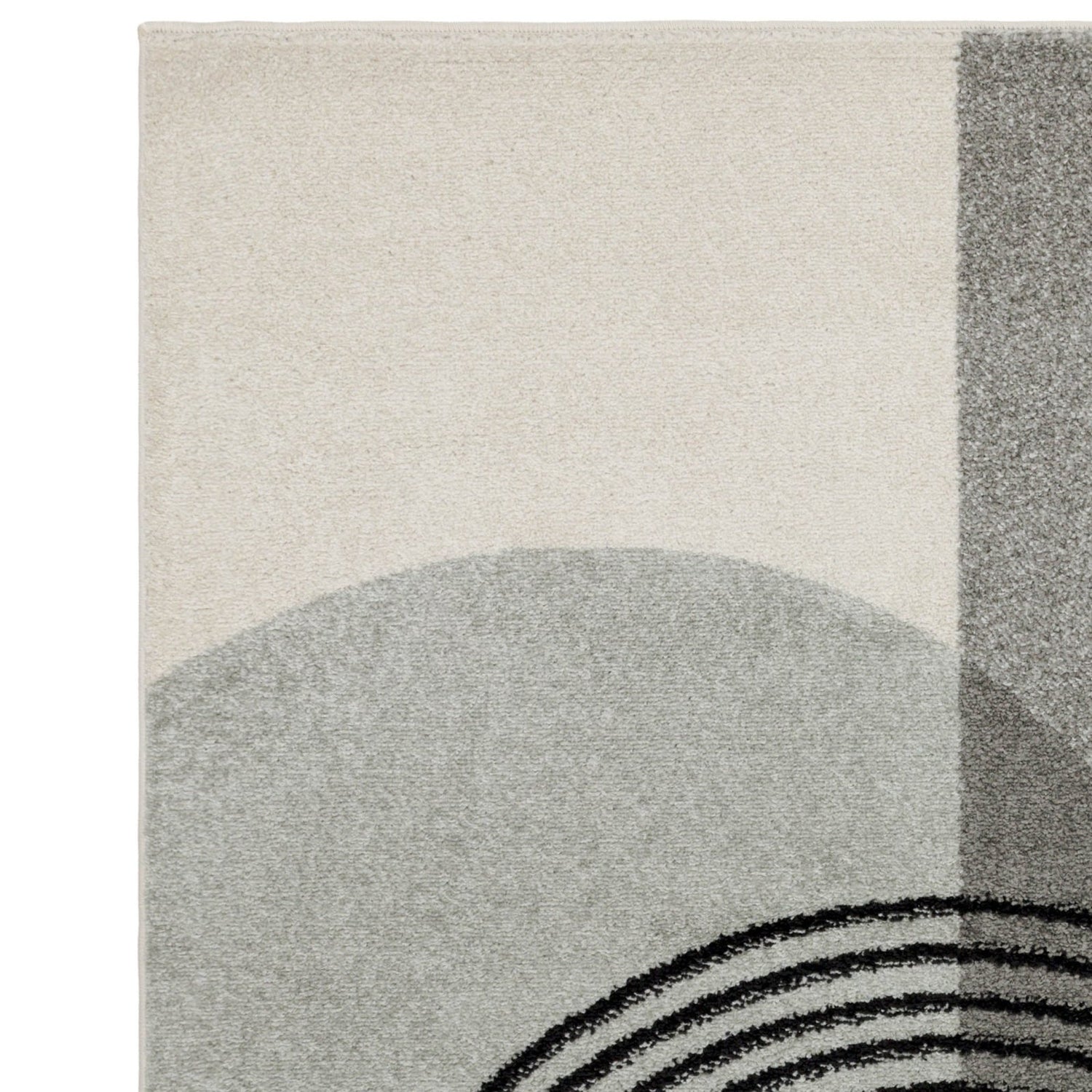 Muse Grey Retro Rug MU14 - Love-Rugs
