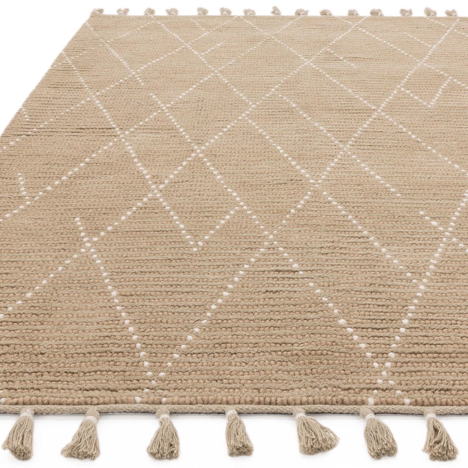 Nepal Sand/Cream Linear Rug – Love-Rugs