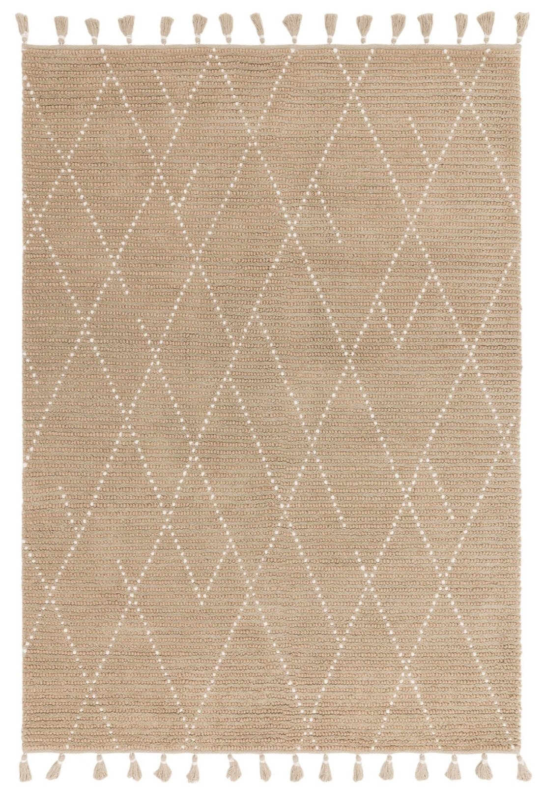 Nepal Sand/Cream Linear Rug – Love-Rugs