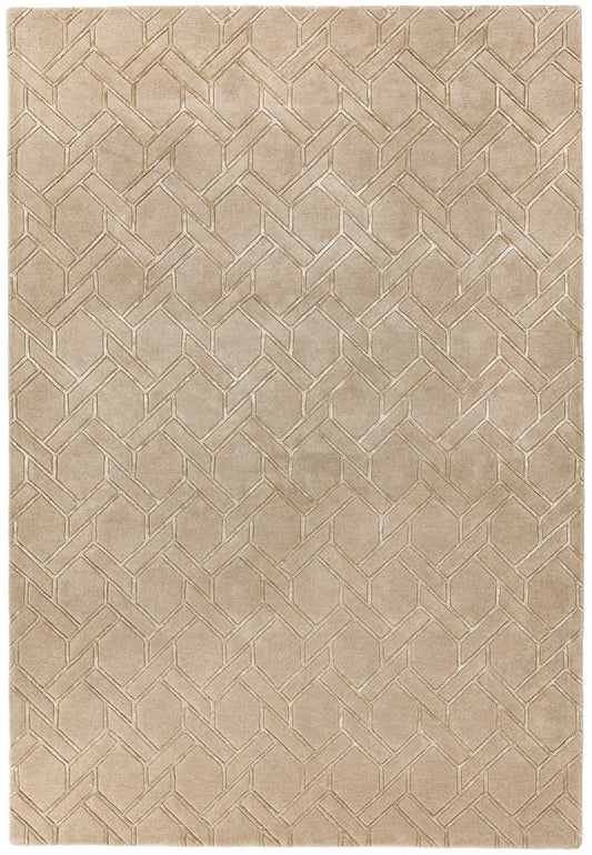 Nexus Fine Lines Sand Rug - Love-Rugs