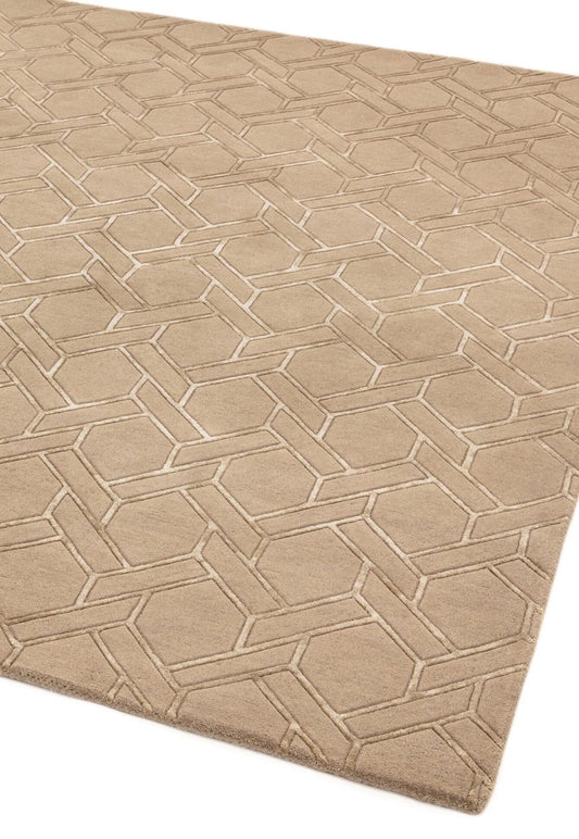 Nexus Fine Lines Sand Rug - Love-Rugs alternate image