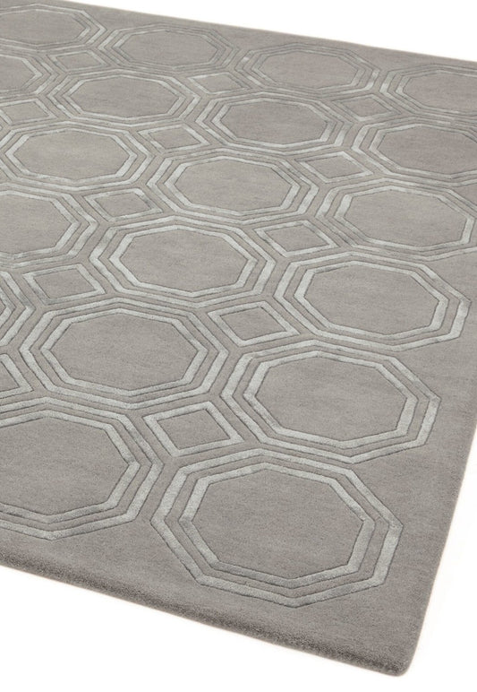 Nexus OC01 Octagon Silver Rug - Love-Rugs alternate image