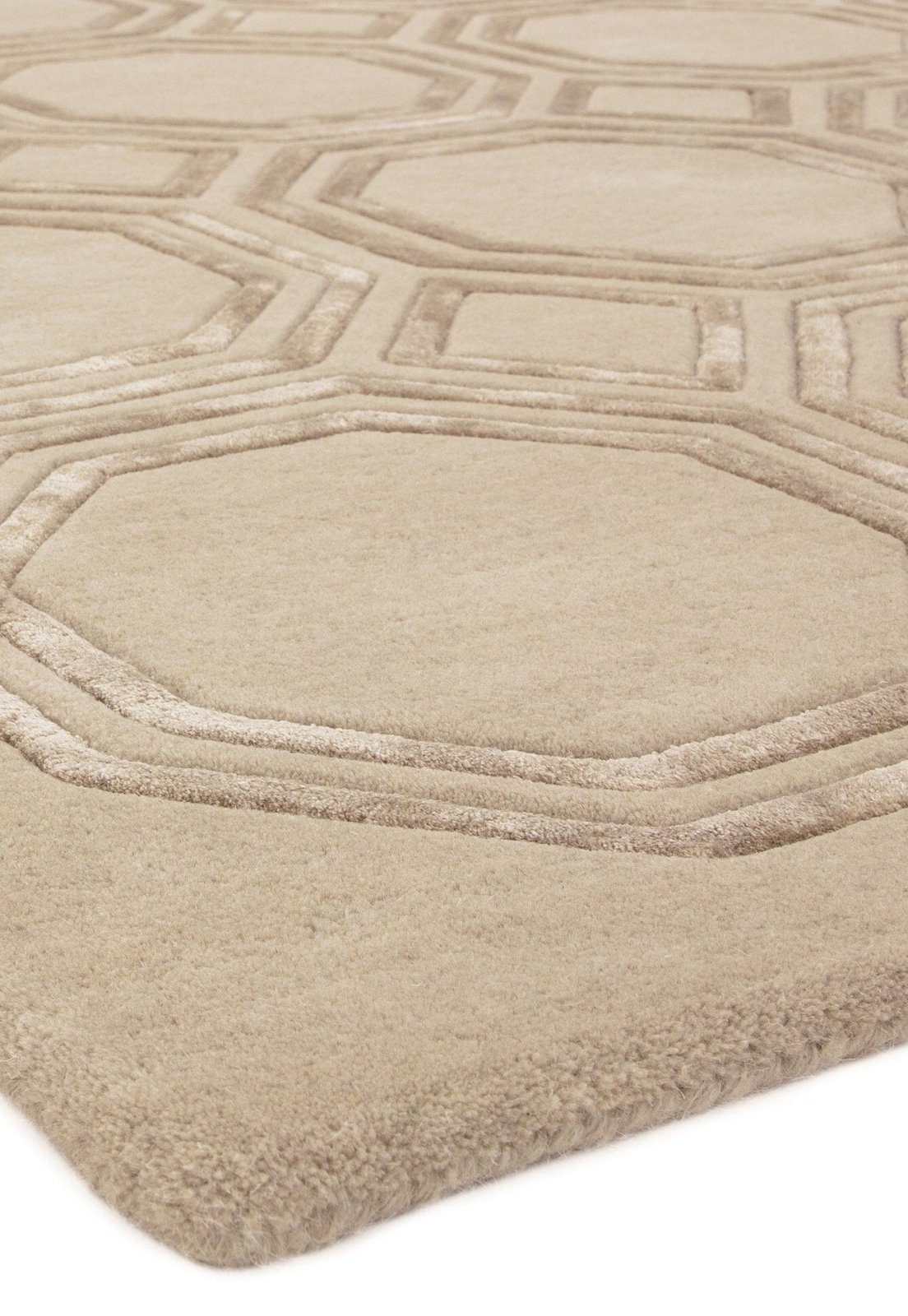 Nexus OC03 Octagon Beige Rug – Love-Rugs