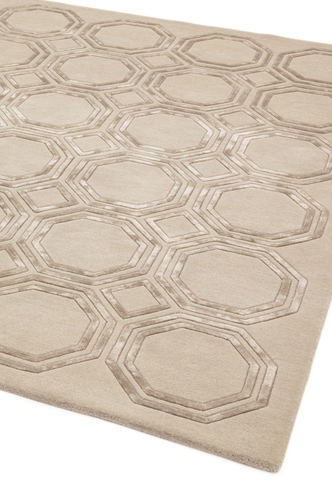 Nexus OC03 Octagon Beige Rug – Love-Rugs
