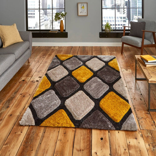 Noble House 9247 - Grey Yellow Rug - Love-Rugs alternate image