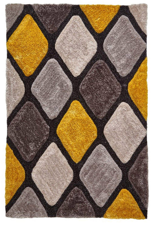 Noble House 9247 - Grey Yellow Rug - Love-Rugs