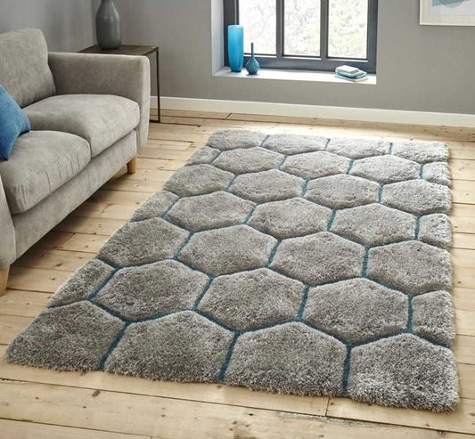Noble House NH-30782 Grey Blue Rug - Love-Rugs alternate image