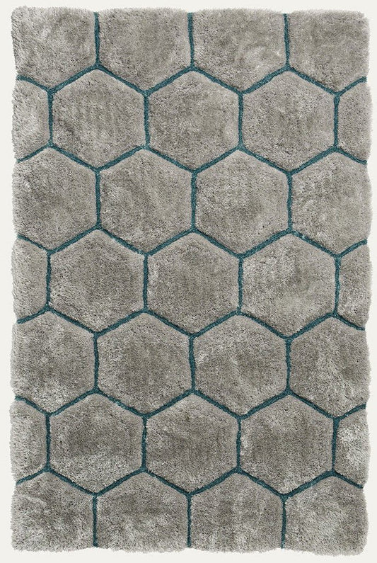 Noble House NH-30782 Grey Blue Rug - Love-Rugs