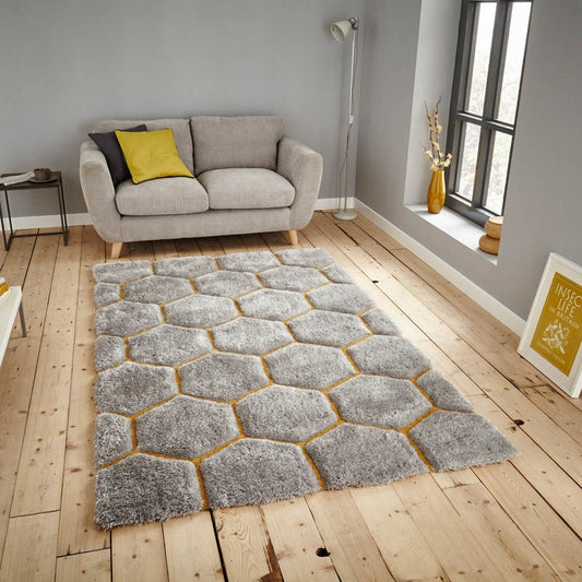 Noble House NH -30782 Grey/Yellow Rug - Love-Rugs alternate image