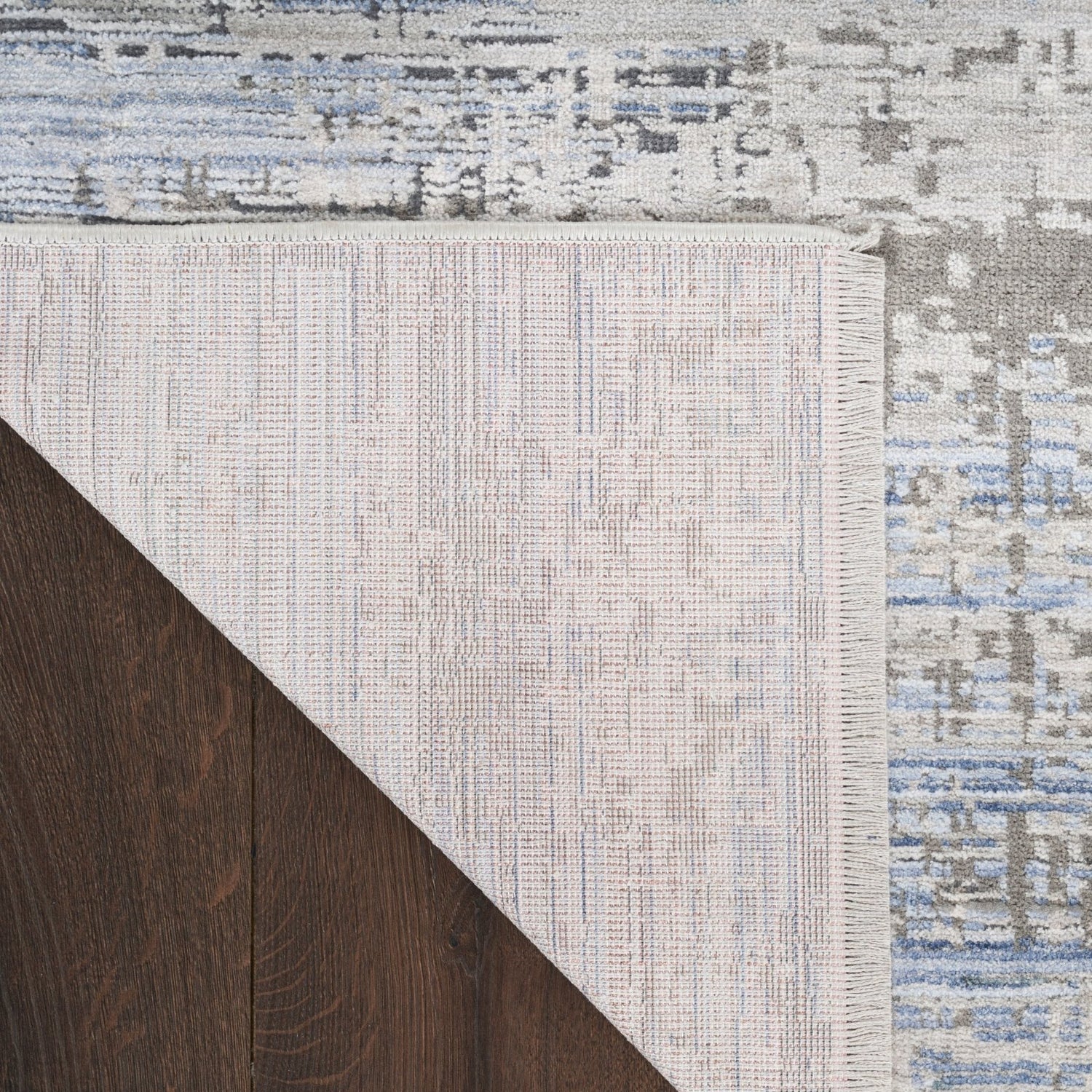 Nourison Abstract Hues ABH02 Blue/Grey Rug - Love-Rugs