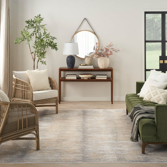 Nourison Abstract Hues ABH03 Grey/Gold Rug - Love-Rugs alternate image