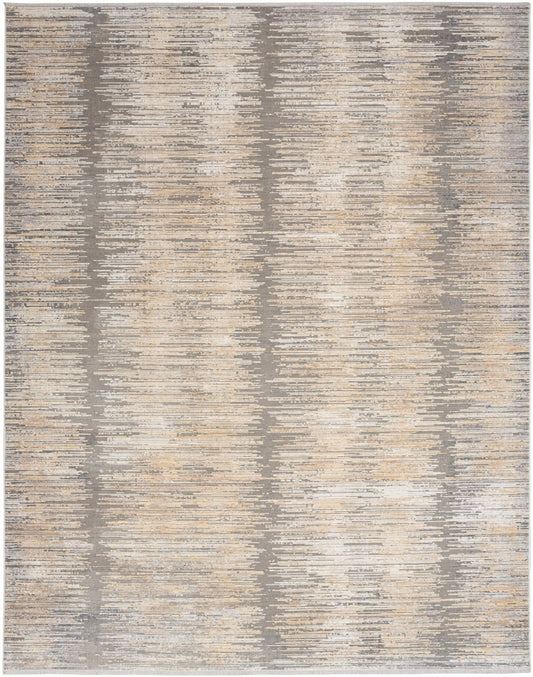 Nourison Abstract Hues ABH03 Grey/Gold Rug - Love-Rugs