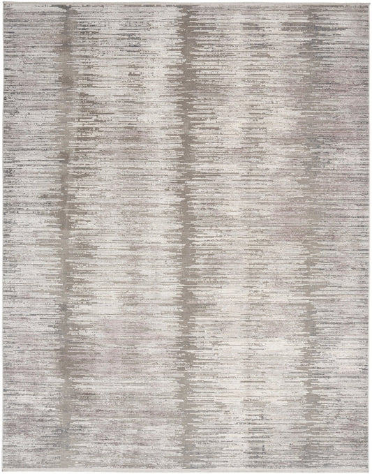 Nourison Abstract Hues ABH03 Grey/White Rug - Love-Rugs