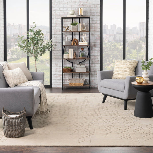 Nourison Alessia ALE01 Beige Rug - Love-Rugs alternate image