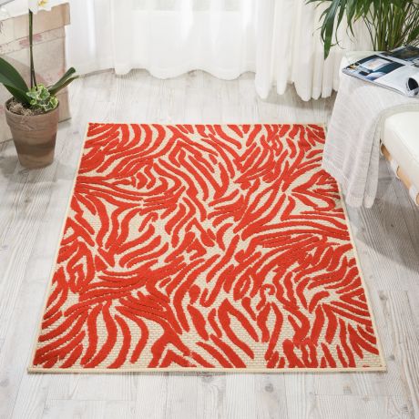 Nourison Aloha ALH04 Red Rug - Love-Rugs alternate image